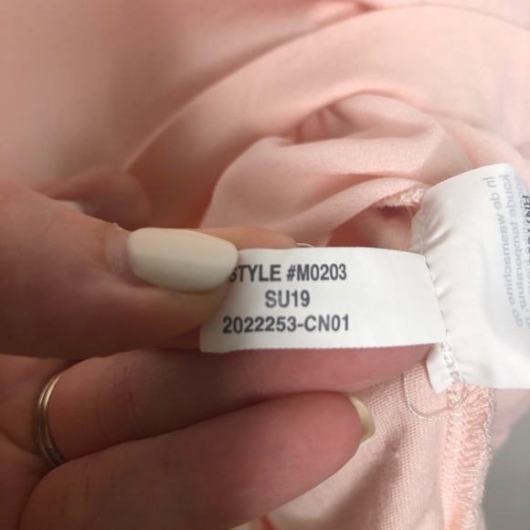 J. Crew Baby Pink Square Neck Tanktop Ruffle Hem - Picture 6 of 8